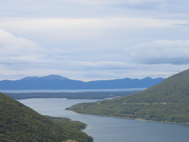 Lago Fagnano am Horizont